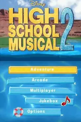 High School Musical 2 - Work This Out! (USA) (En,Fr,De,Es,It,Nl) screen shot title